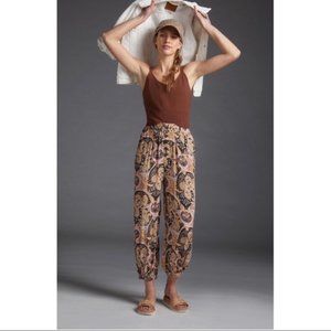 Anthropologie Odette Printed Joggers NWT